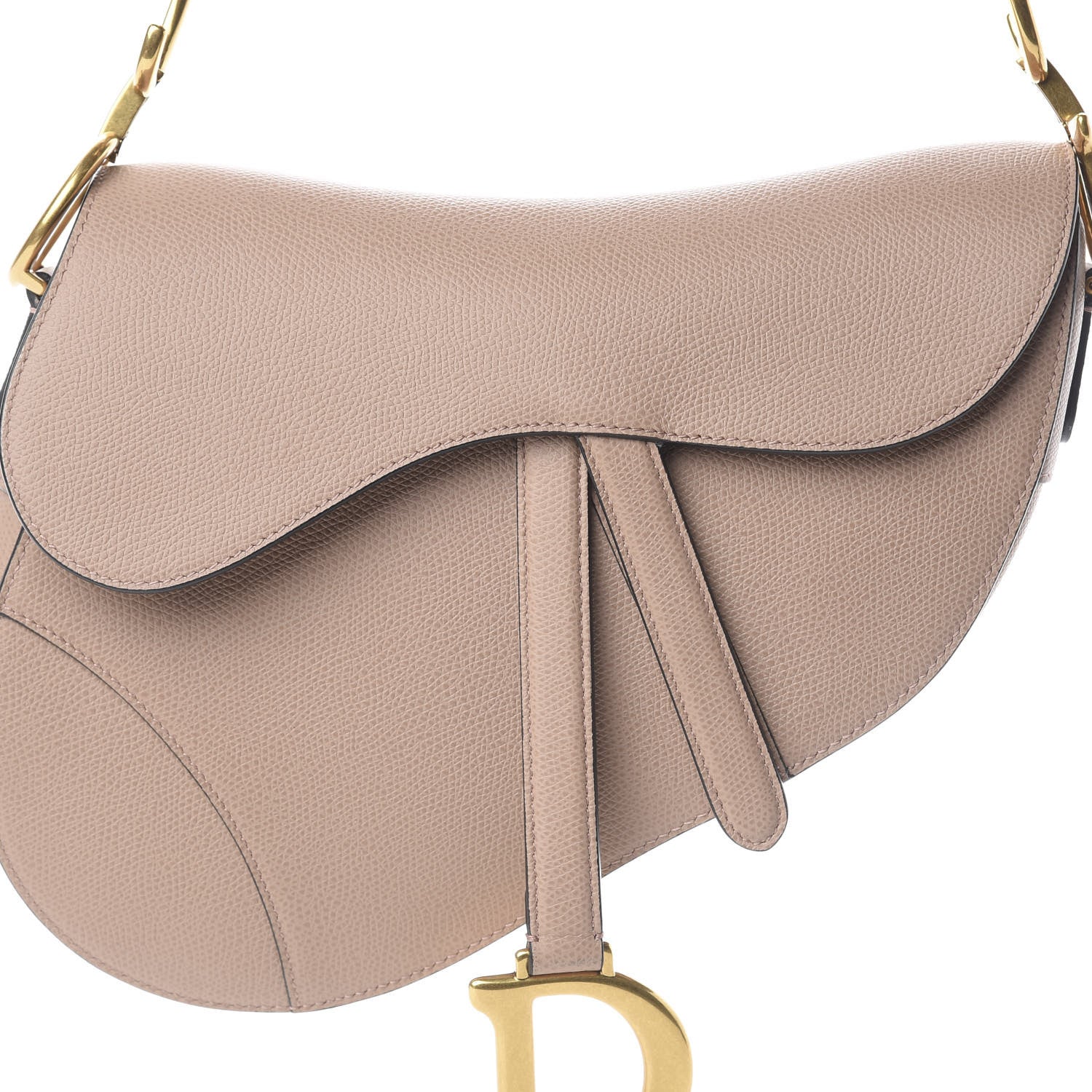 Christian Dior Grained Calfskin Saddle Bag Fard 8 of 8