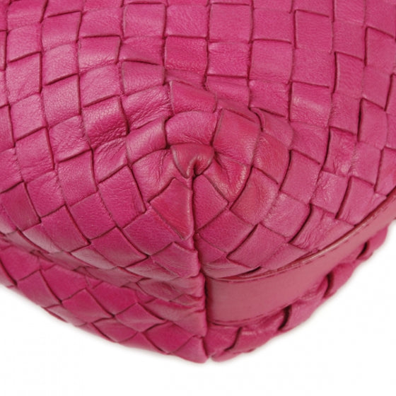 Bottega Veneta Nappa Intrecciato Cosmetic Case Fuchsia 5 of 9