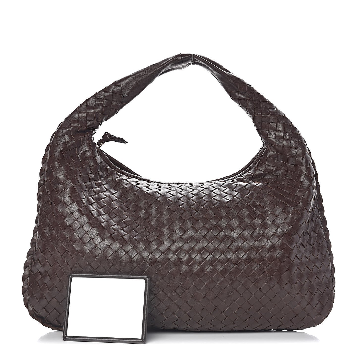 Nappa Intrecciato Medium Veneta Hobo Ebano