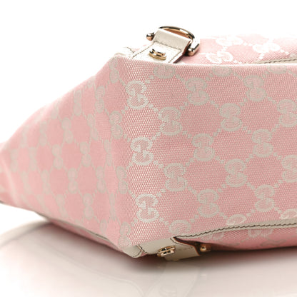 Gucci Monogram Large Abbey Tote Pink 9 of 14