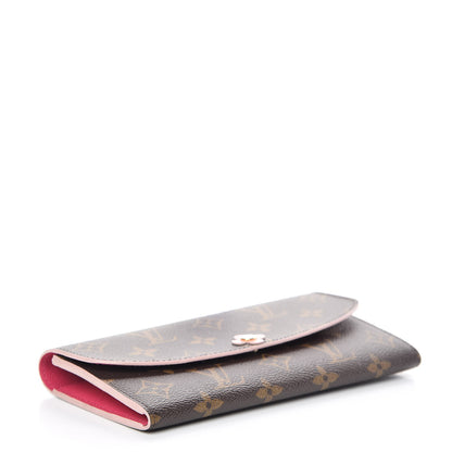 Louis Vuitton Monogram Bloom Flower Emilie Wallet 4 of 7