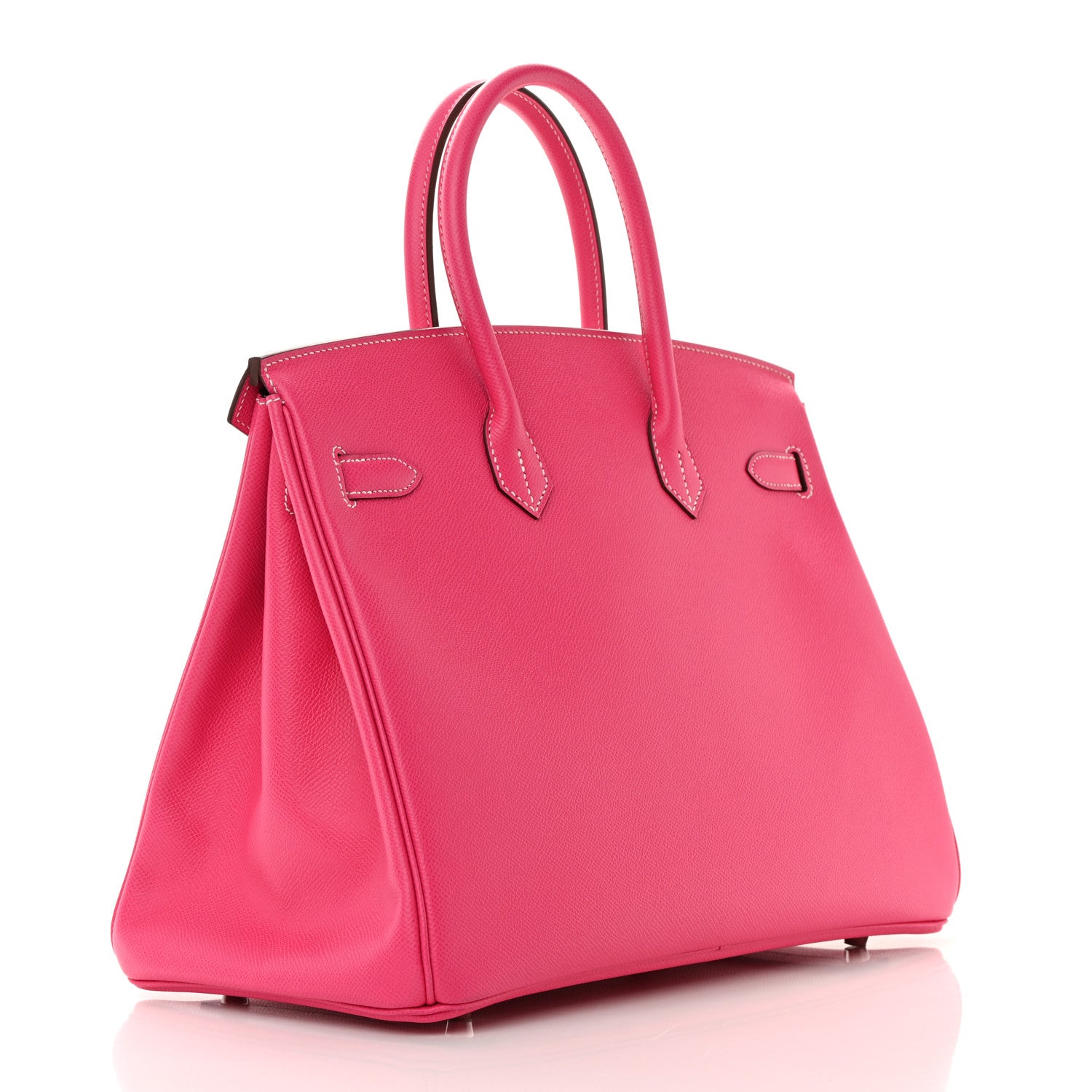 Hermes Epsom Candy Birkin 35 Rose Tyrien Rubis 3 of 14