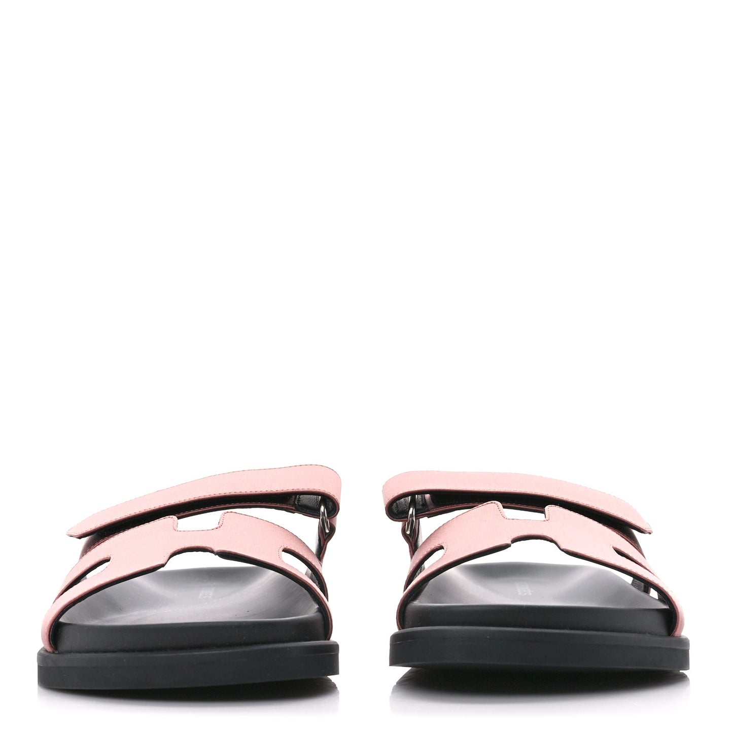 Satin Crepe Chypre Sandals 36 Bois De Rose