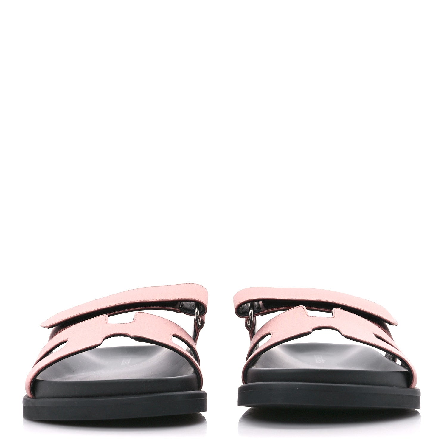 Hermes Satin Crepe Chypre Sandals 36 Bois De Rose 2 of 9