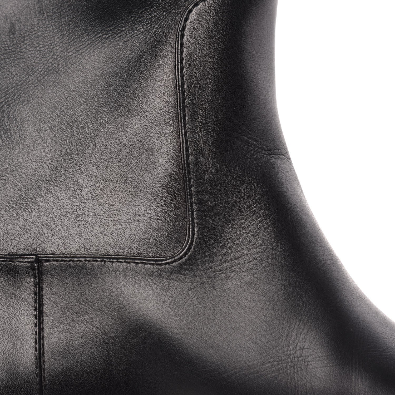 Louis Vuitton Calfskin Overdrive Flat High Boots 38.5 Black 10 of 10