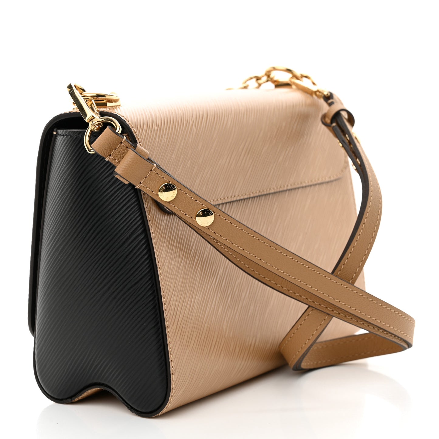 Epi Twist Shoulder Bag MM Camel