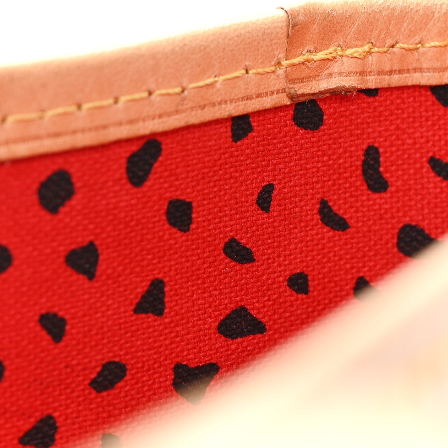 Louis Vuitton Monogram Kusama Waves Neverfull MM Red 12 of 12