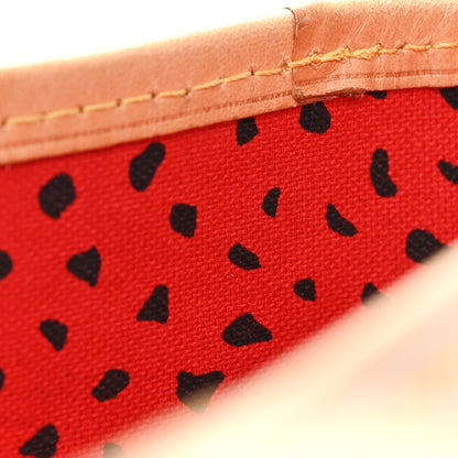 Louis Vuitton Monogram Kusama Waves Neverfull MM Red 12 of 12