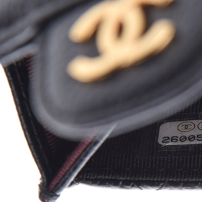 Chanel Caviar Quilted Flap Card Holder Black 8 of 9