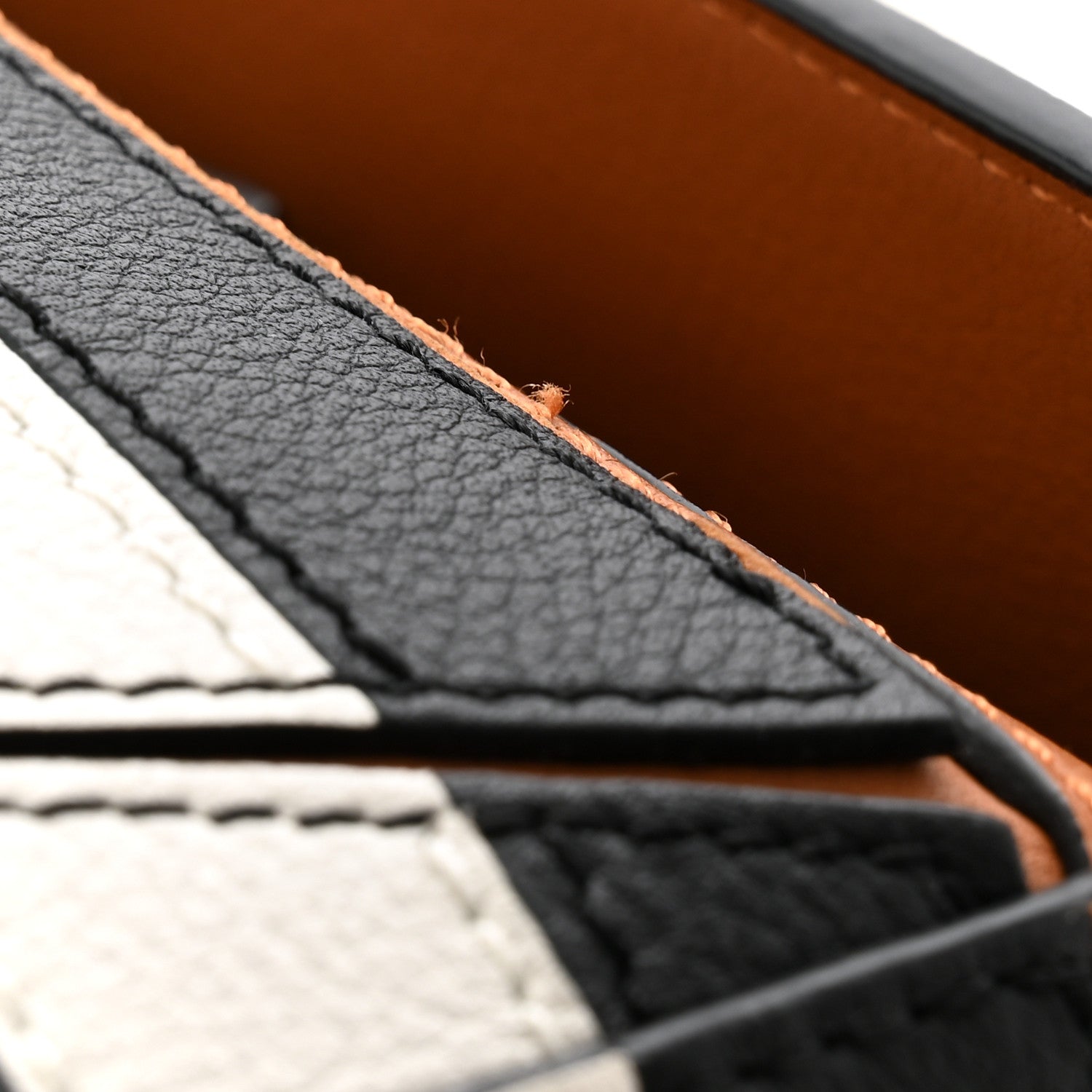 Loewe Calfskin Marine Stripe Small Puzzle Bag Tan 10 of 10