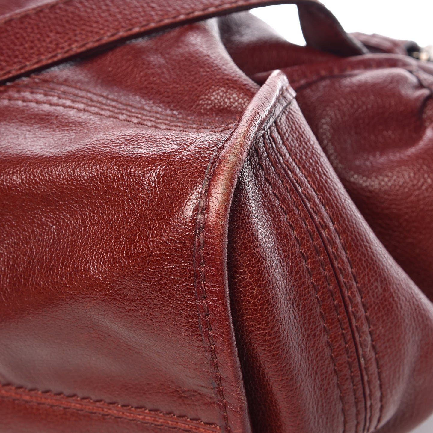 Calfskin Ashmore Tote Burgundy