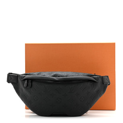 Louis Vuitton Calfskin Monogram Shadow Discovery Bumbag Black 10 of 10