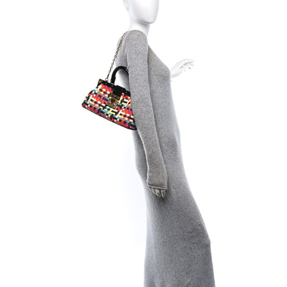 Louis Vuitton Calfskin Monogram Guinguette LV Cafe Clutch  Multicolor 2 of 8