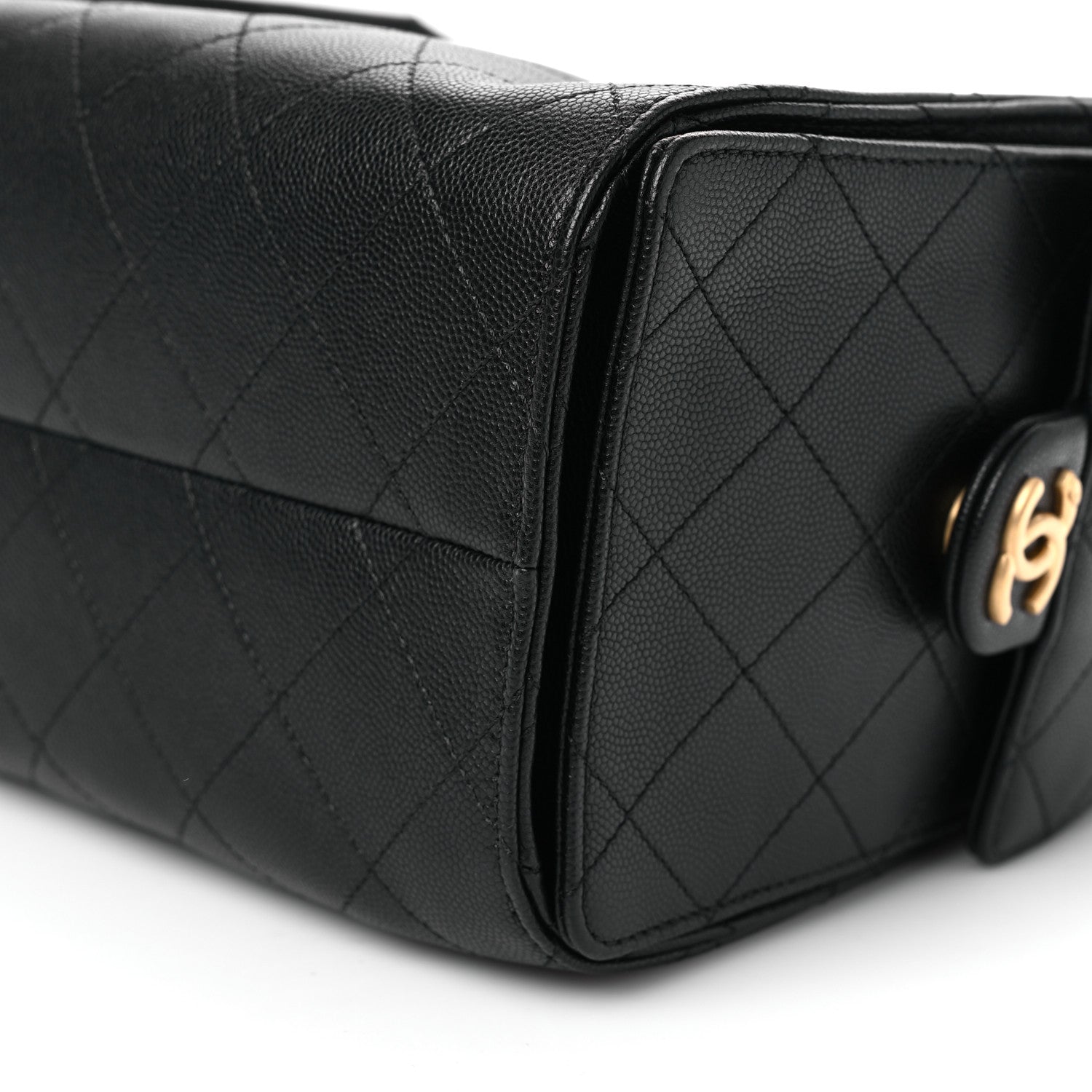 Chanel Caviar Quilted Small Chanel 25 Handbag Black 10 of 11
