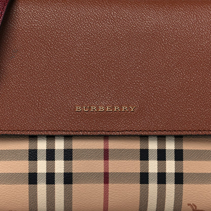Burberry Haymarket Check Small Loxley Crossbody Bright Toffee 8 of 11