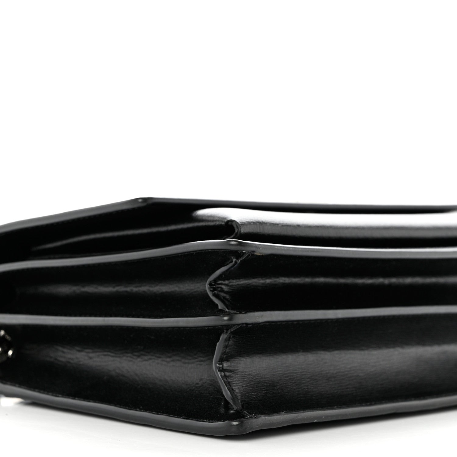 Saint Laurent Calfskin Medium Monogram Sunset Black 9 of 10