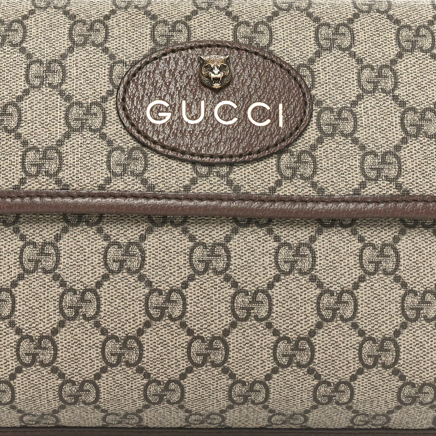 Gucci GG Supreme Monogram Neo Vintage Web Belt Bag Brown 8 of 11
