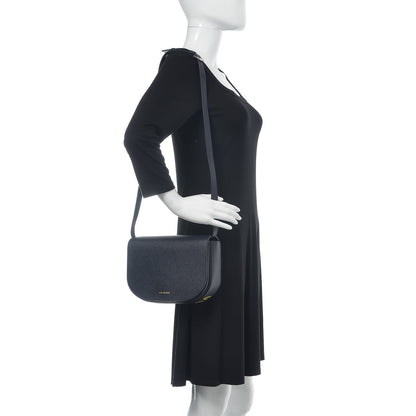 Balenciaga Signature Grained Calfskin Logo S Ville Day Bag Bleu Tempete Jaune 2 of 9