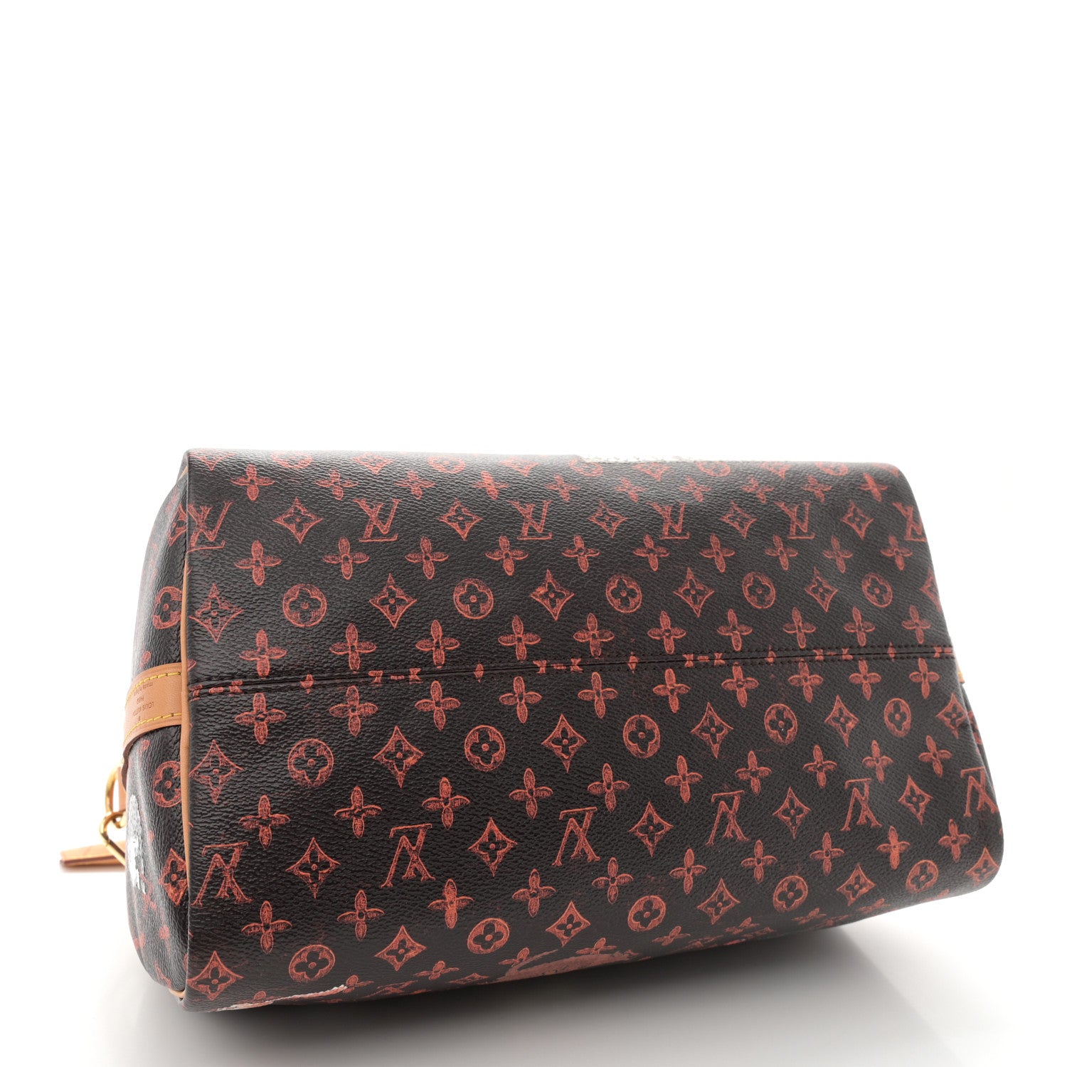 Louis Vuitton Catogram Speedy Bandouliere 30 Marron 4 of 11
