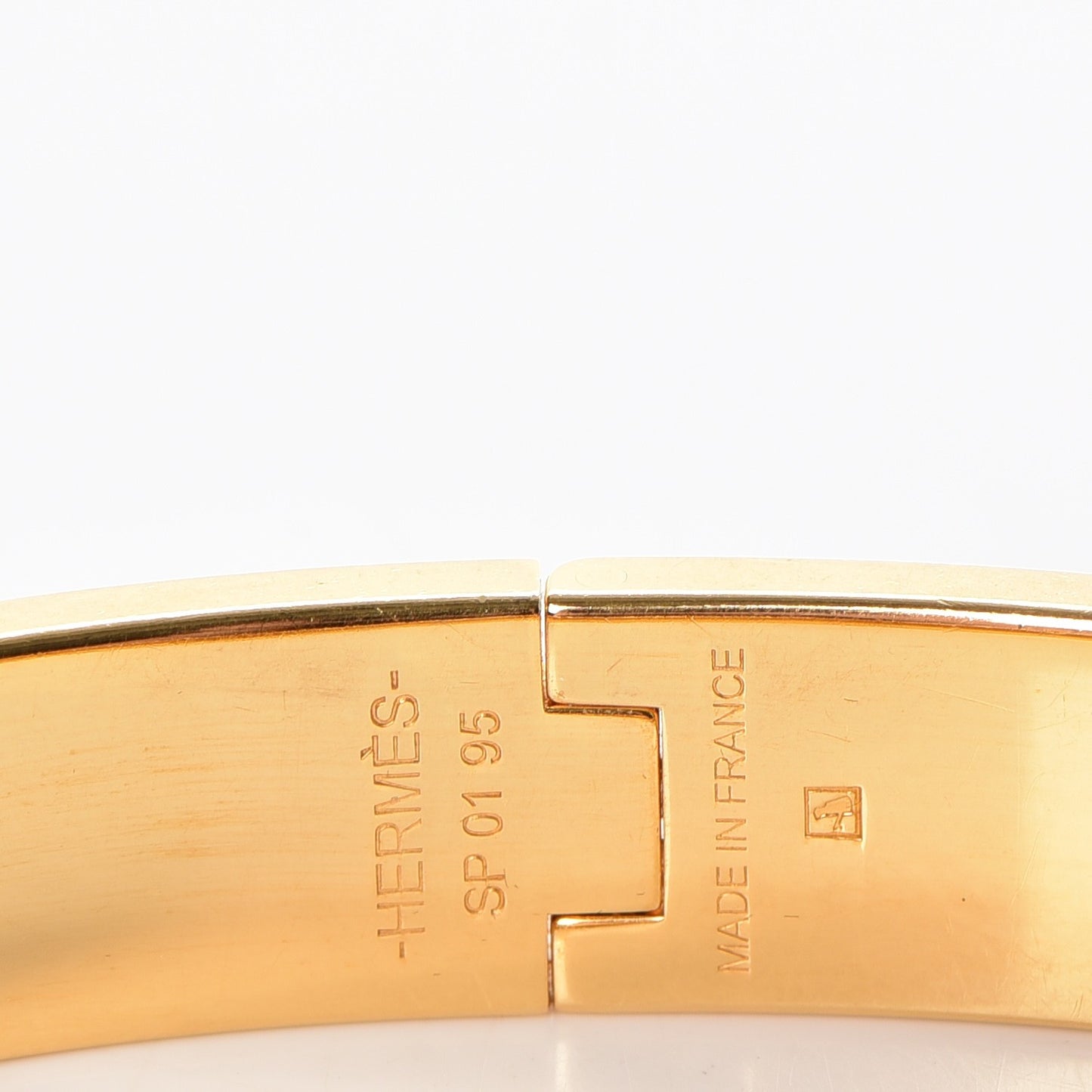 Epsom Charniere Uni Narrow Hinged Bracelet M Rose Jaipur