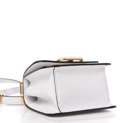 Valentino Garavani Smooth Calfskin Micro VSling Shoulder Bag White 4 of 10