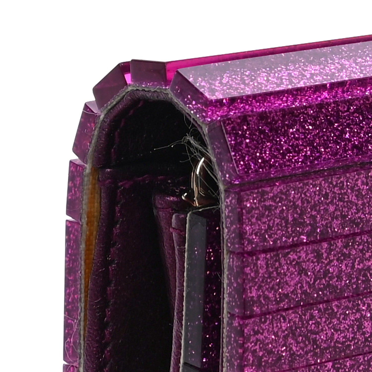 Jimmy Choo Acrylic Glitter Sweetie Clutch Peony Pink 18 of 20