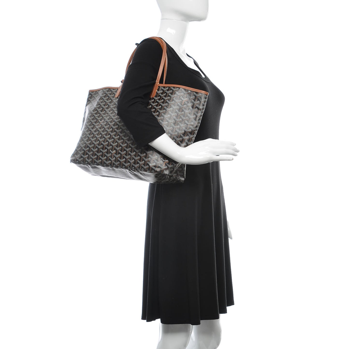 Goyardine Saint Louis PM Black Gold