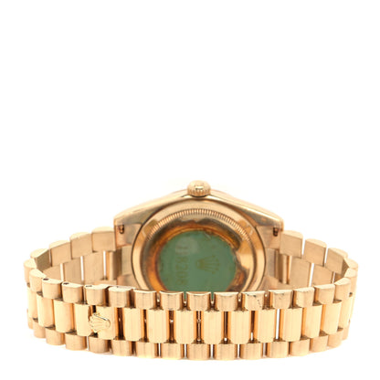 Rolex 18K Yellow Gold Diamond 36mm Oyster Perpetual Day-Date President Watch Champagne 118208 3 of 5