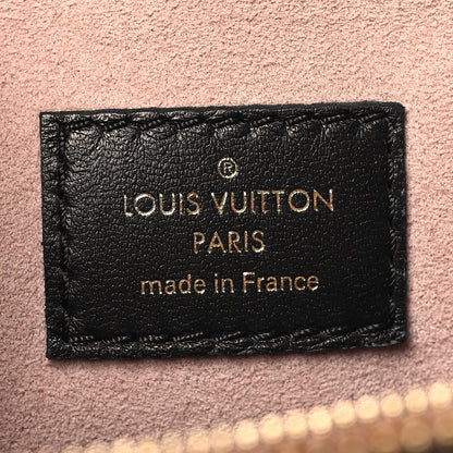 Louis Vuitton Lambskin Embossed Monogram Coussin PM Black 8 of 11