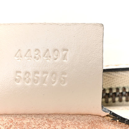 Gucci Calfskin Matelasse Small GG Marmont Shoulder Bag White 7 of 11