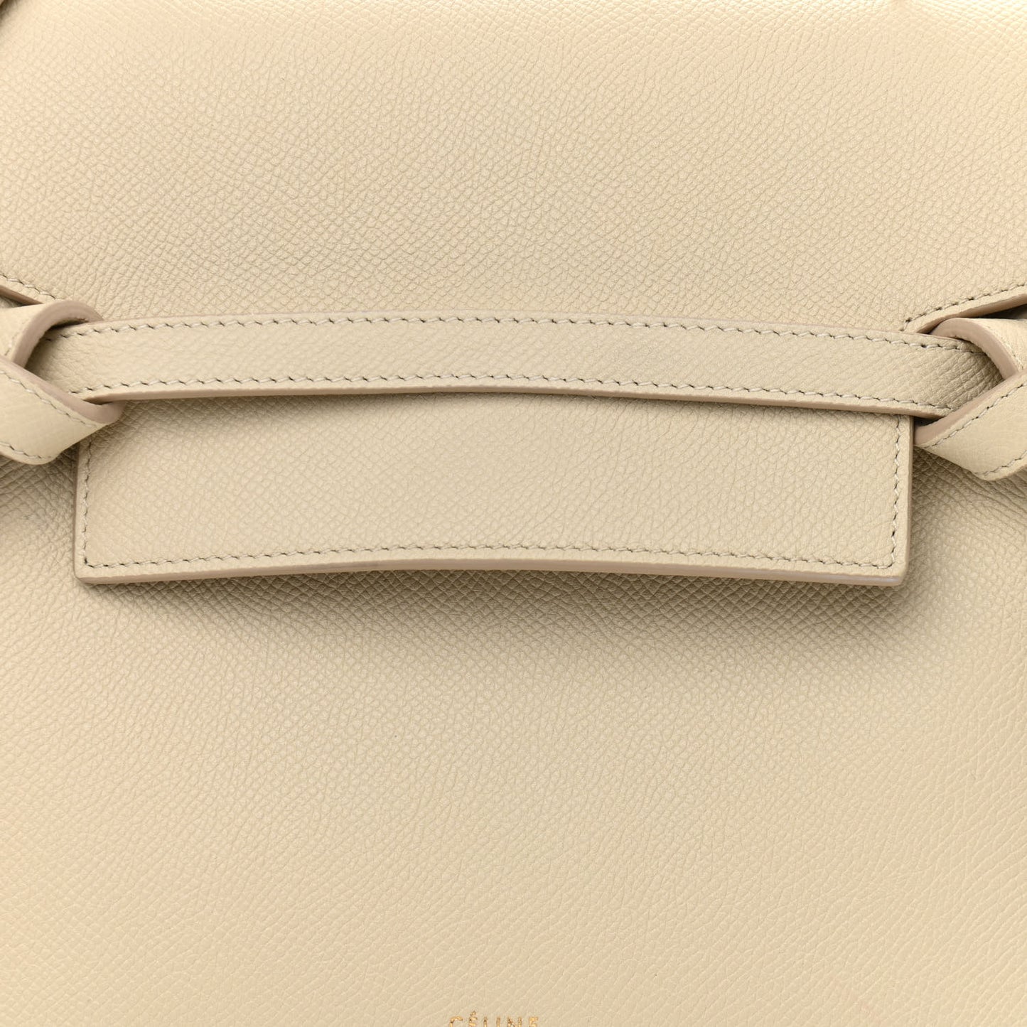 Grained Calfskin Nano Belt Bag Linen
