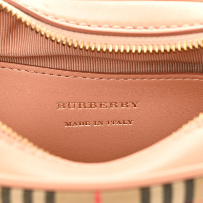 Burberry Smooth Calfskin 1983 Knight Check Link Bum Bag Pale Orchid 6 of 9