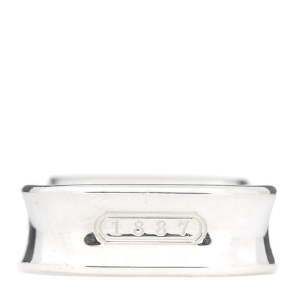 Tiffany Sterling Silver 1837 Square Ring 54 7 3 of 6