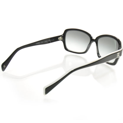 Chanel CC Logo Sunglasses 5143 Black and White 2 of 7