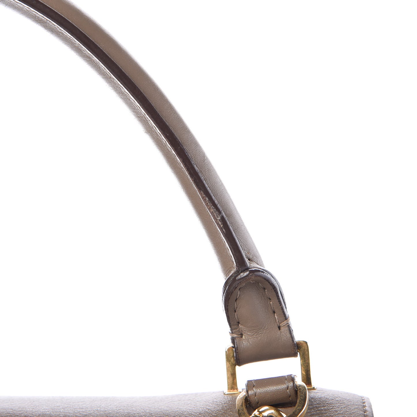Smooth Calfskin Medium Trapeze Taupe