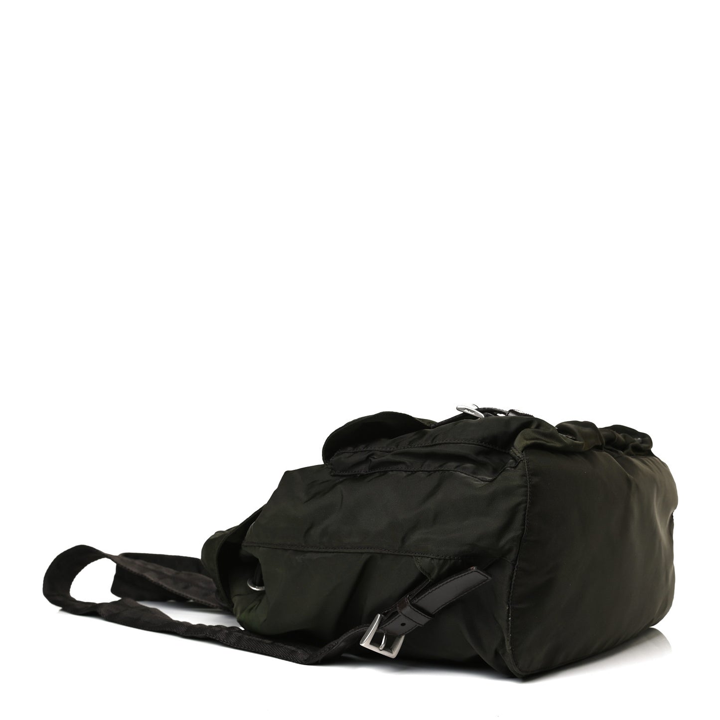 Nylon Vela Large Backpack Green