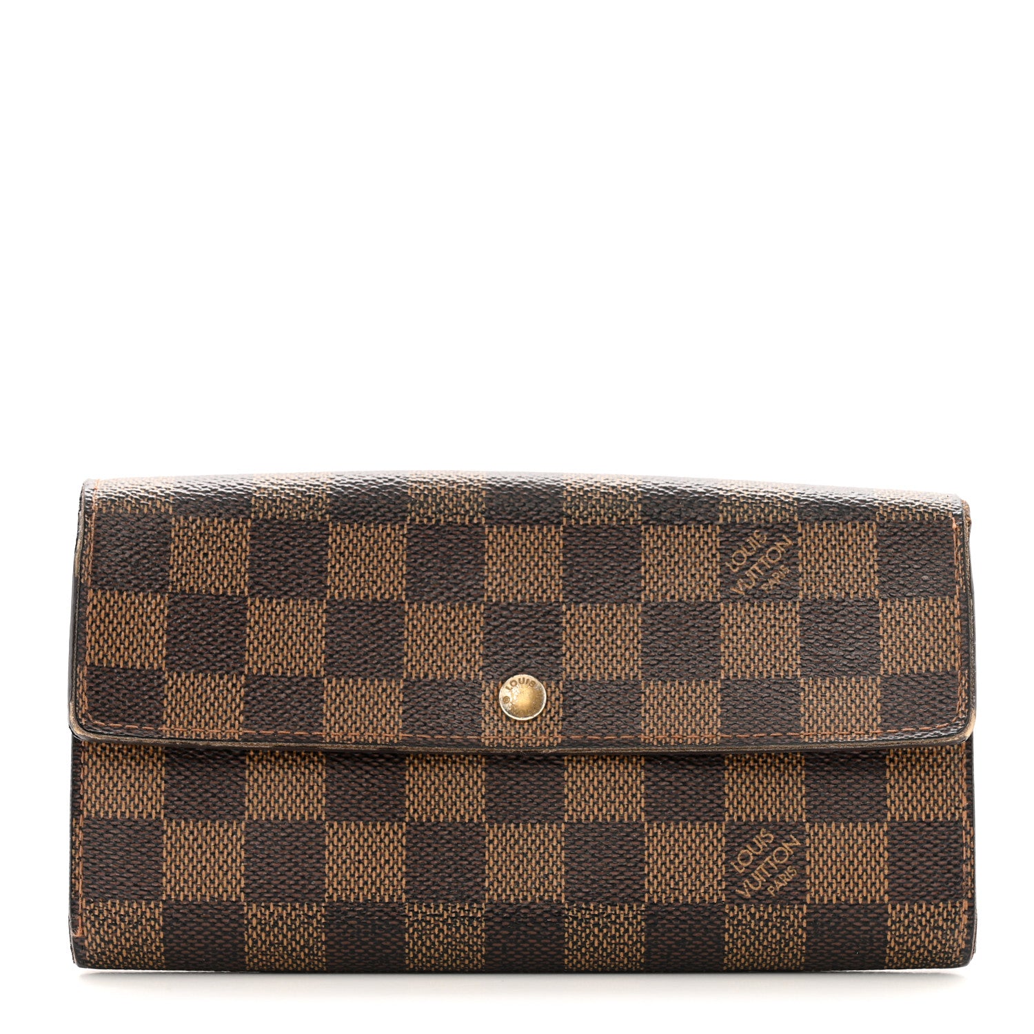 Louis Vuitton Damier Ebene Sarah Wallet 1 of 14