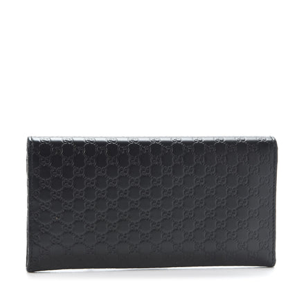 Gucci Soft Microguccissima Continental Wallet Black 2 of 9