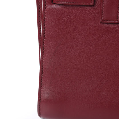 Saint Laurent Calfskin Nano Sac De Jour Dark Pallisandre 11 of 14