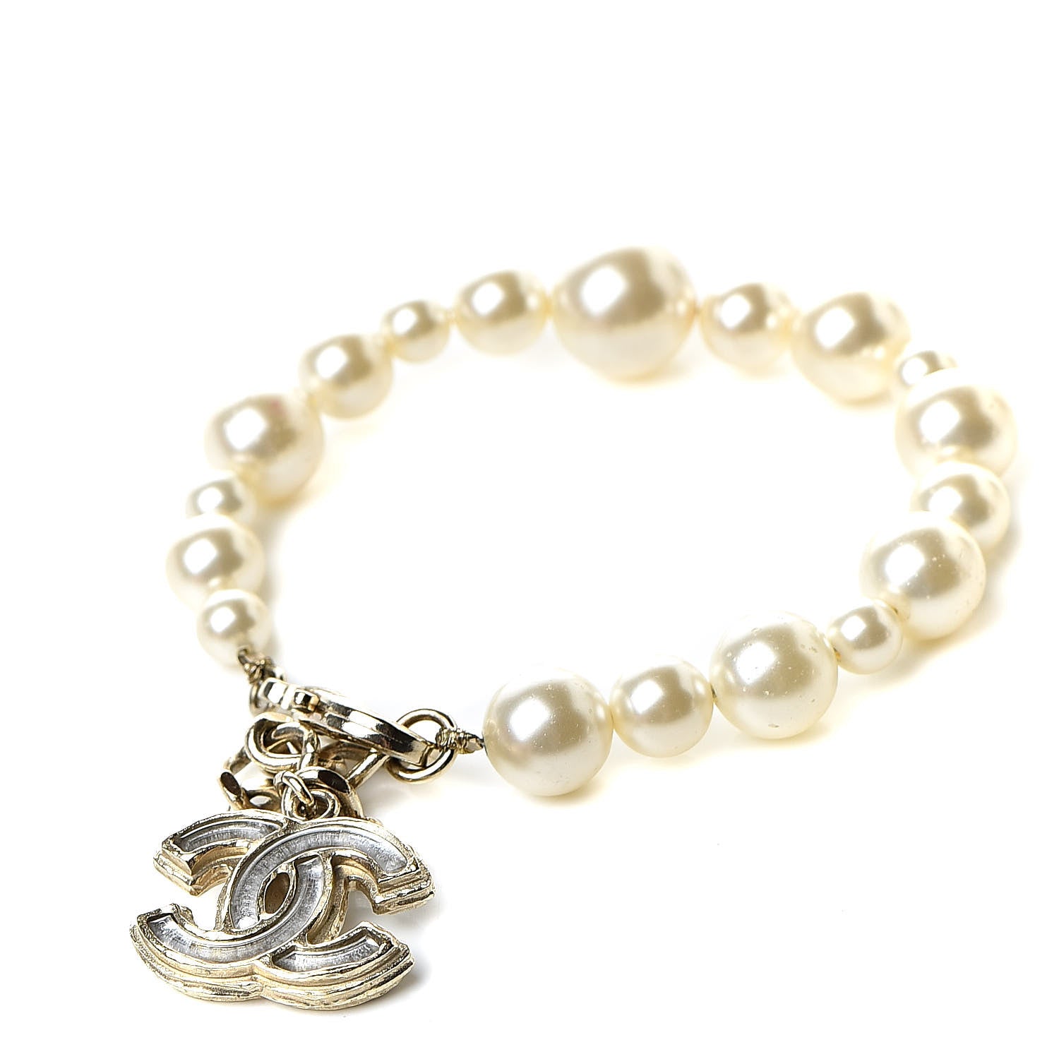 Chanel Pearl CC Bracelet Gold 1 of 4