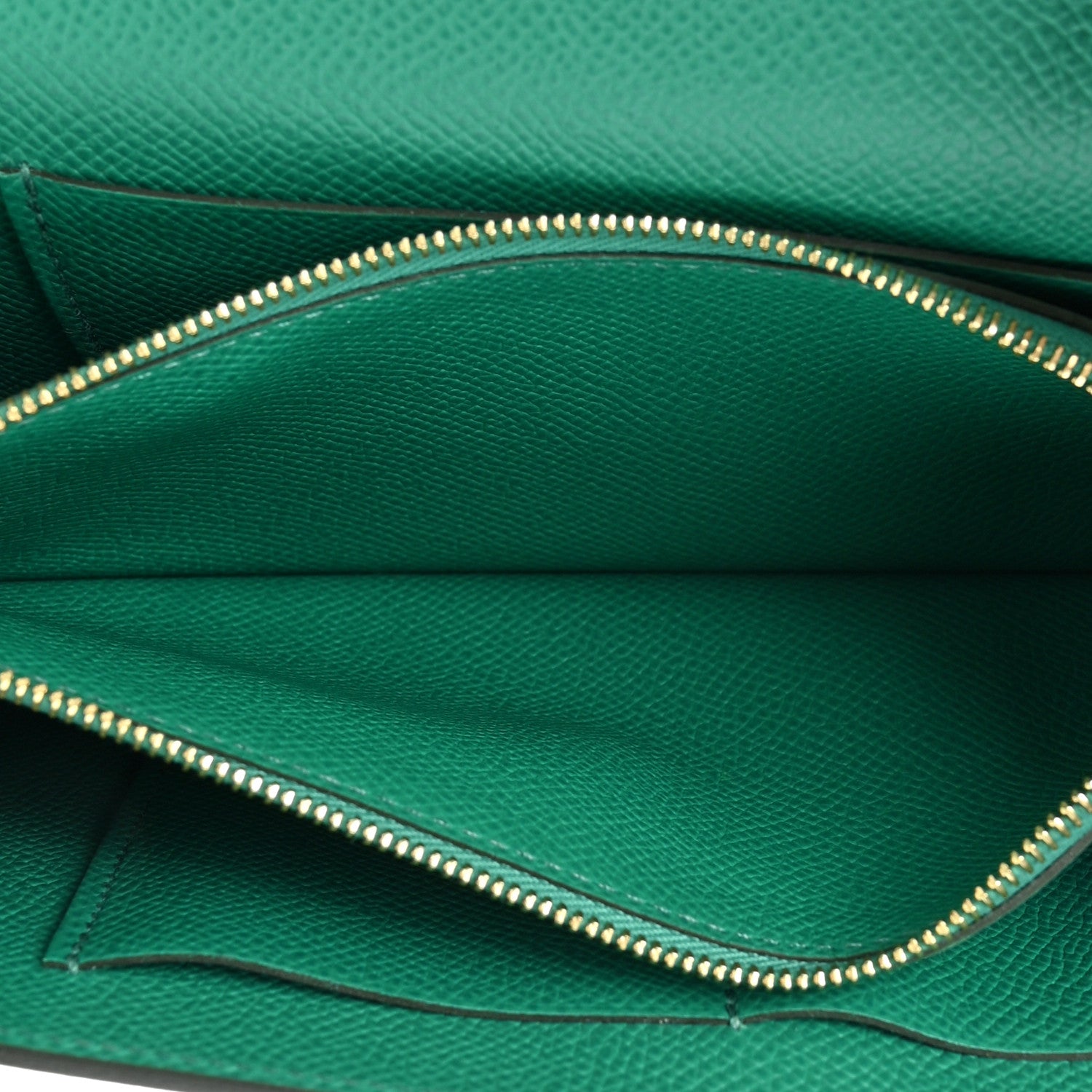 Hermes Epsom Kelly Wallet To Go Vert Jade 6 of 11