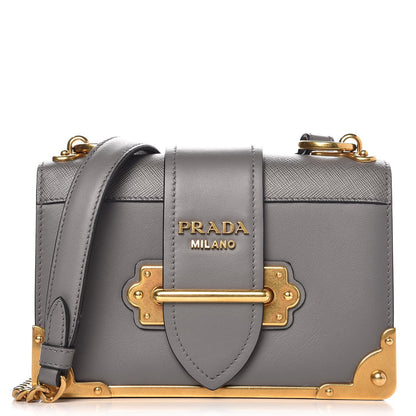 Prada City Calf Saffiano Cahier Bag Marmo 1 of 7