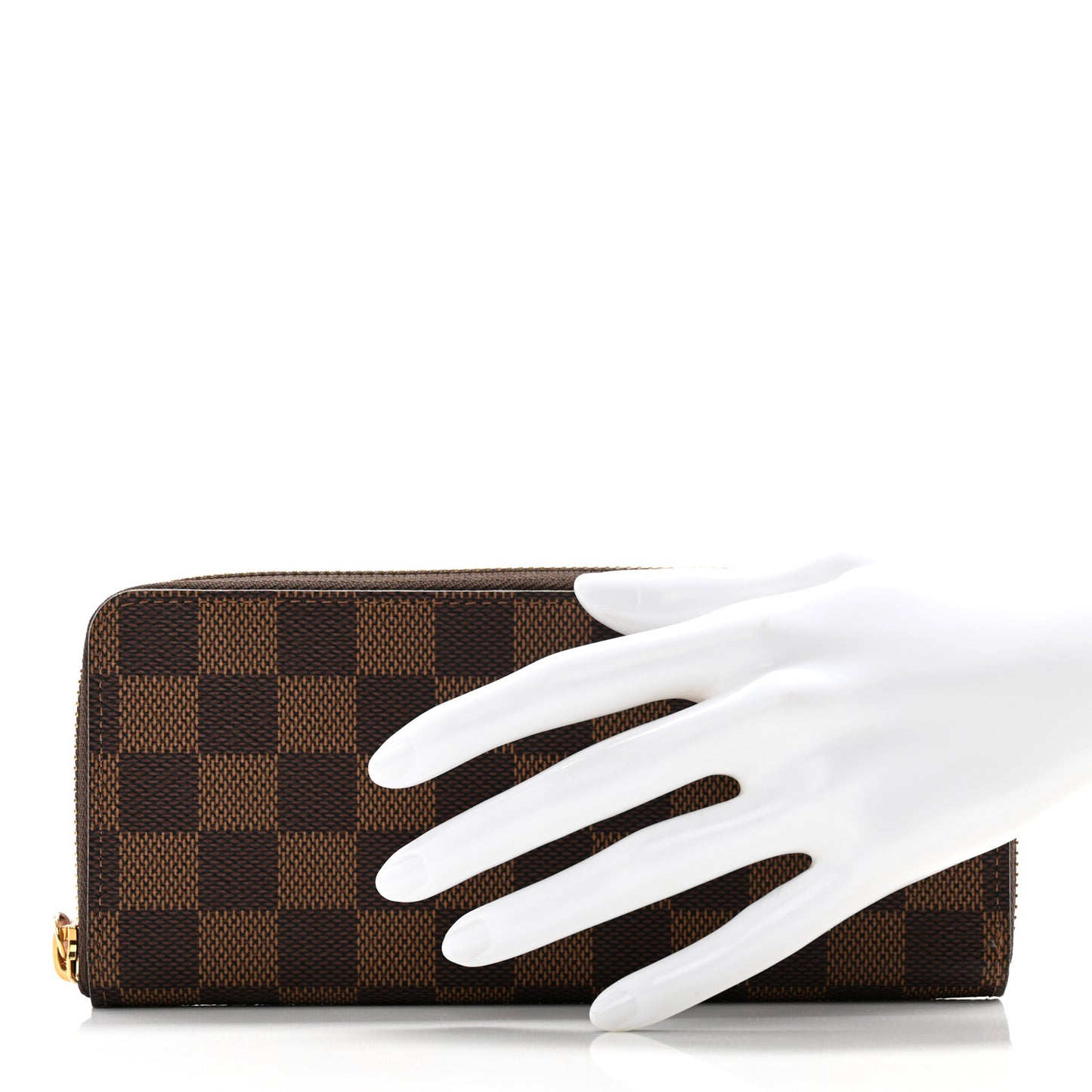 Damier Ebene Clemence Wallet Rose Ballerine