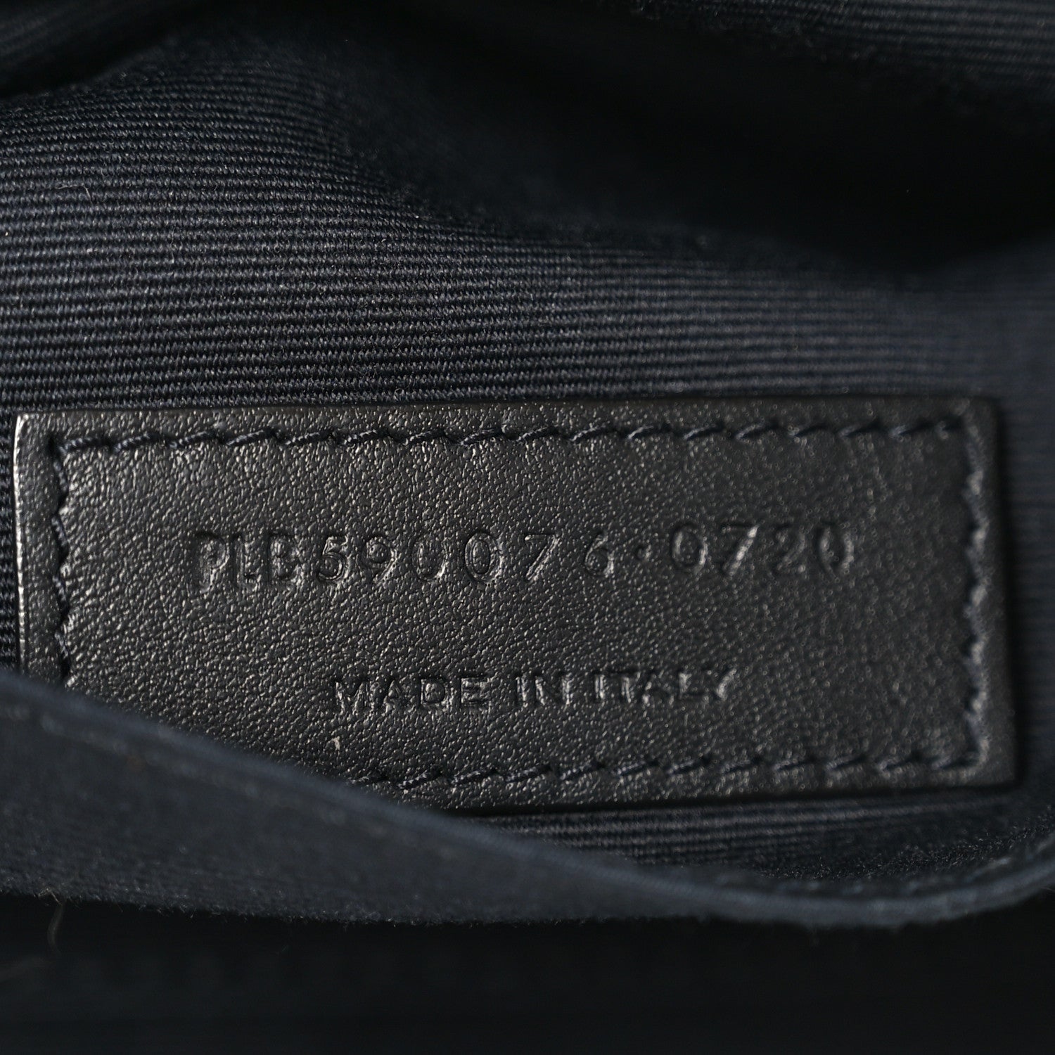 Saint Laurent Lambskin Monogram Belt Bag Black 6 of 9