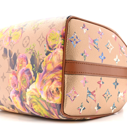 Louis Vuitton Metallic Monogram LV Garden Speedy Bandouliere 25 Gold 9 of 10
