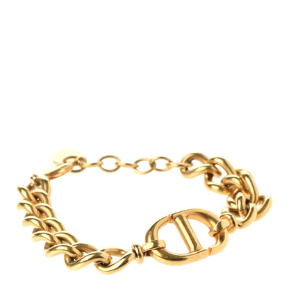 Christian Dior Metal Danseuse Etoile Chain Bracelet Gold 1 of 5