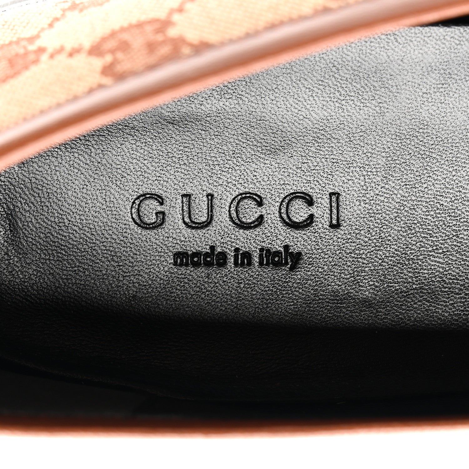 Gucci Canvas GG Monogram Horsebit Womens Jordaan Loafers 38 Beige Ruggine Rust 7 of 9