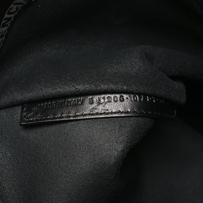 Balenciaga Calfskin Losange Monogram Plastic Tote Black Grey 6 of 10