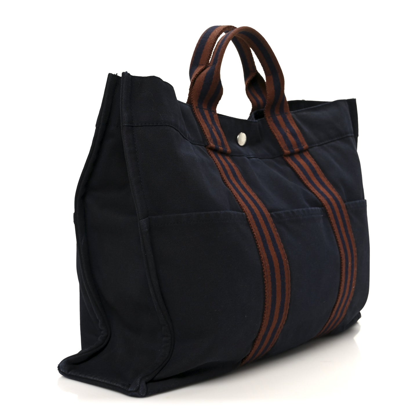 Canvas Herline Tote MM Navy