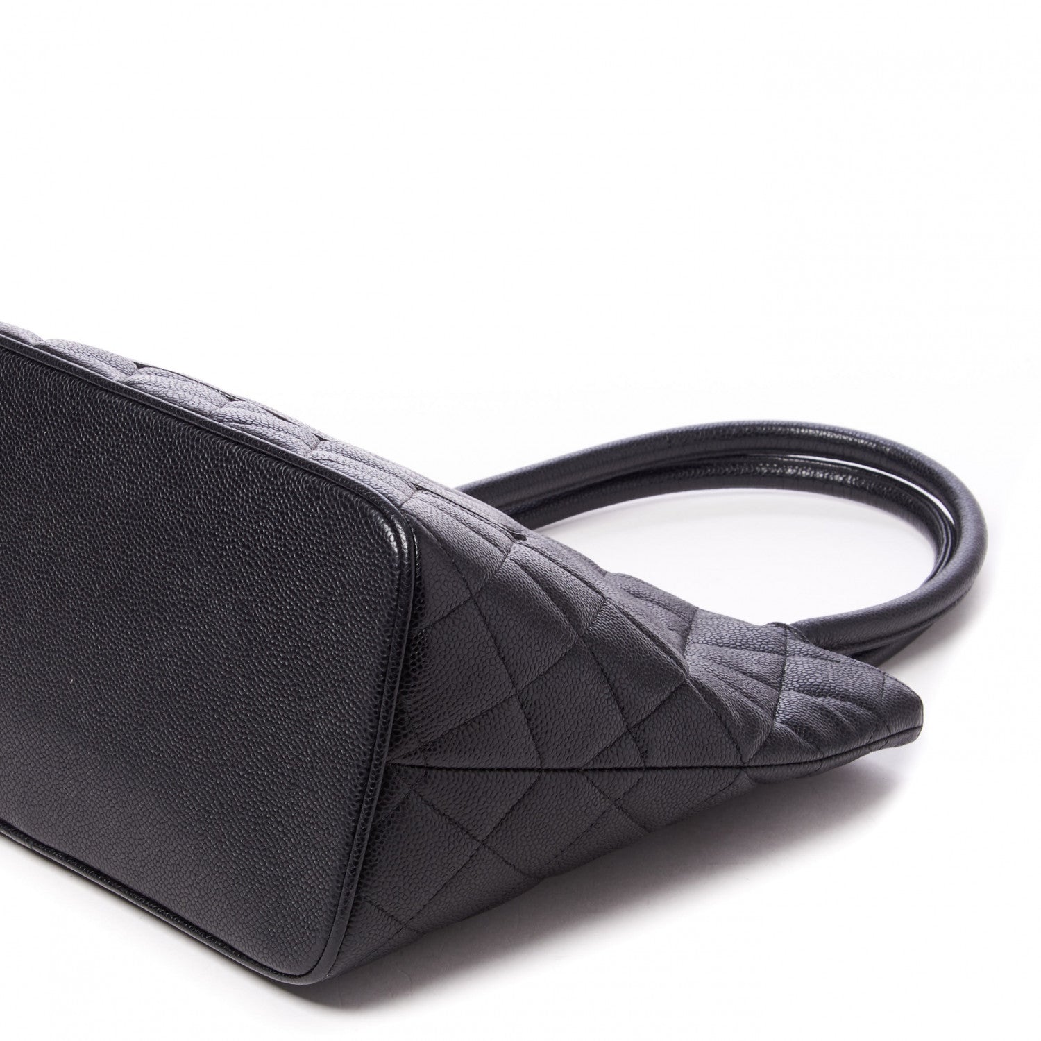 Chanel Caviar Quilted Medallion Tote Black 7 of 10